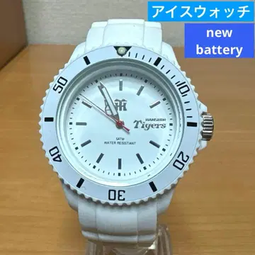 [ 배터리 새상품 ] 아이스스와치 한신 타이거즈 아날로그 손목시계
