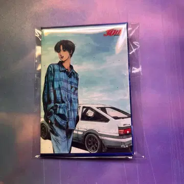 머리글자D 스퀘어 캔뱃지 후지와라 타쿠미 KARATZ 14권 그림체