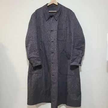 40s 데드스탁 프랑스군 관급품 블랙 샴브레이 코트