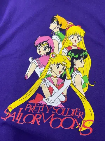 세일러문 T셔츠 XL 퍼플