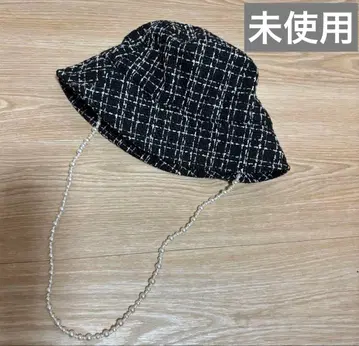 FREE'S MART (프리즈 마트) 펄 장식 니트 버킷 햇