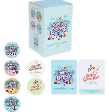 미세스 x 디즈니 캔뱃지 스티커 8개 세트 컴플리트