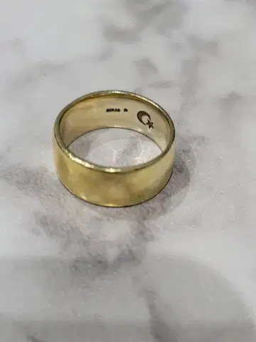 골드 심플 밴드링 1호