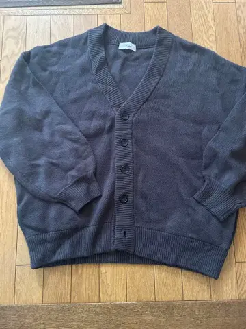 루즈 다크 그레이 가디건