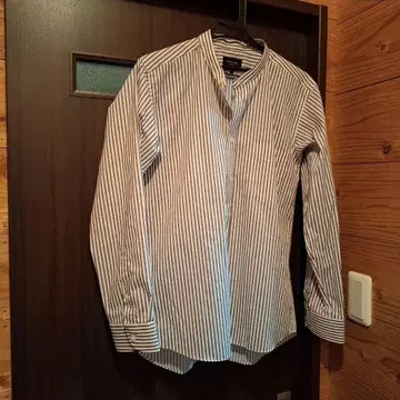 스트라이프 칼라 셔츠 L 사이즈