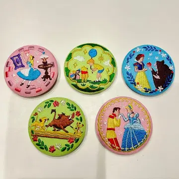 디즈니 자수 캔뱃지