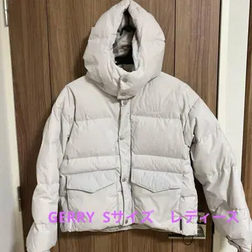 GERRY 후드 부착 라이트 핑크 숏 다운 자켓