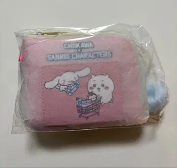 치이카와 x 산리오 캐릭터즈 컴팩트 지갑 시나모롤 지갑