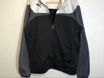 PUMA 나일론 자켓 M 블랙/그레이/화이트