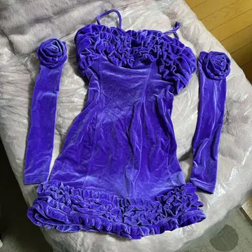 벨벳 미니 드레스 원피스 일본제