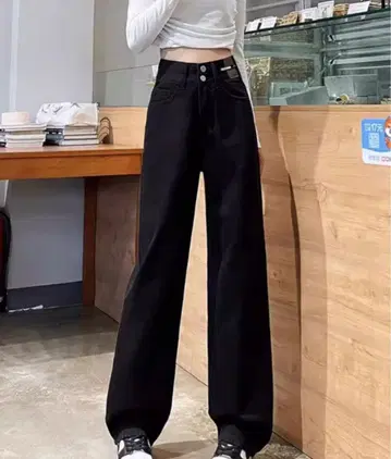 SHEPP 와이드 스트레이트 데님