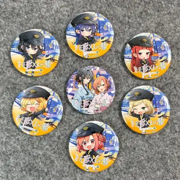 사사코이 x 에이덴 캔뱃지 전 7종