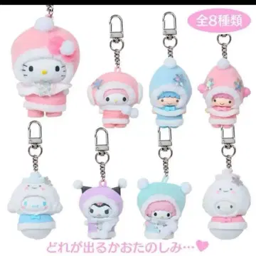 산리오 치비토모 시크릿 키링 눈의 정령 컴플리트 BOX