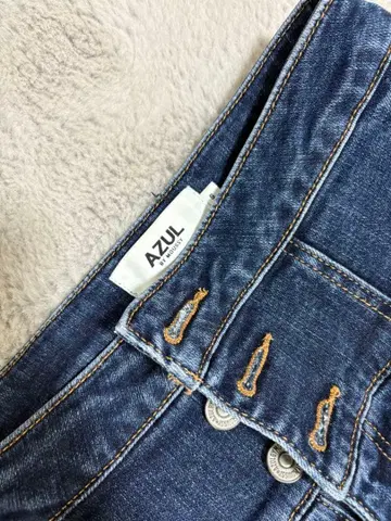 AZUL 다크 블루 플레어 데님 팬츠