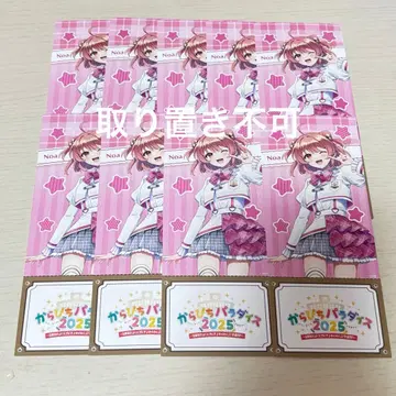 컬러풀 피치 카라피치 파라다이스 티켓풍 카드 노아 카라피치