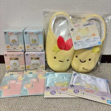 9점 스미코구라시 제일복권 밤의 휴식 슬리퍼 유리 복조리