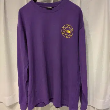 THE NORTH FACE 보라색 긴팔 S