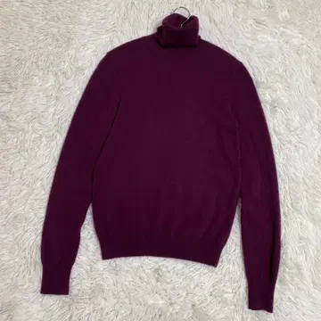 유니클로 캐시미어 100% 니트 스웨터 S 퍼플 여성용
