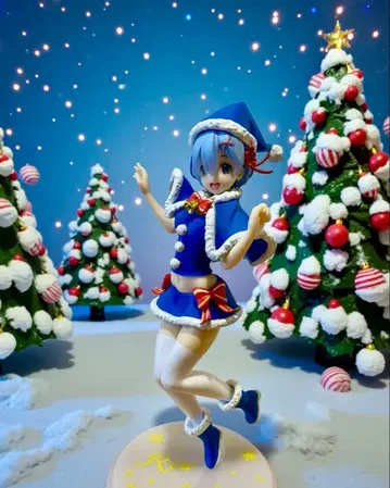 렘 피규어 크리스마스 오리지널 컬러