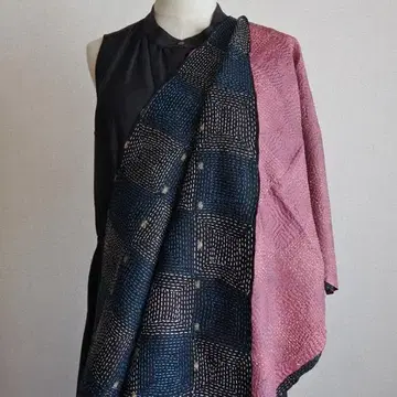 No.43 칸타 스톨 빈티지 실크 스퀘어 디자인