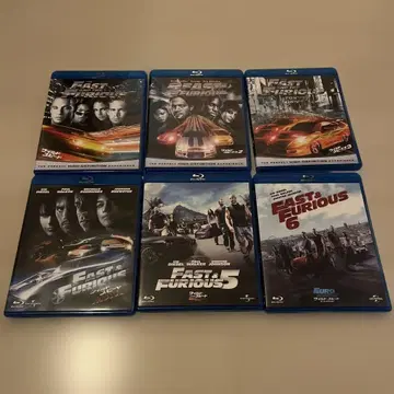 와일드 스피드 1~6 Fast & Furious Blu-ray 세트
