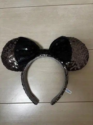 디즈니 스팽글 머리띠 블랙