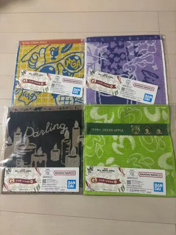 제일복권 Mrs. GREEN APPLE 타월 4종 G상 로손