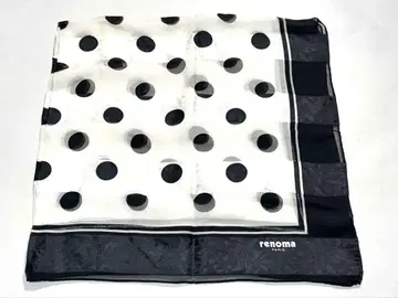 renoma 도트 무늬 스카프 약 87cm