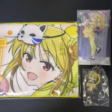 봇치 더 록! 제일복권 이지치 니지카 아크릴 스탠드 참 타월 세트