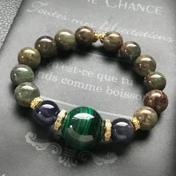 맬러카이트와 아이올라이트 16cm