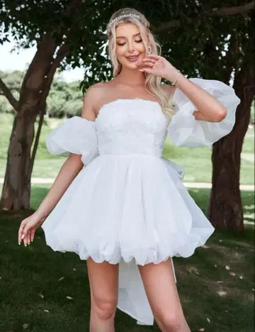 오프숄더 드레스 SHEIN