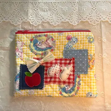 패치워크 플랫 파우치