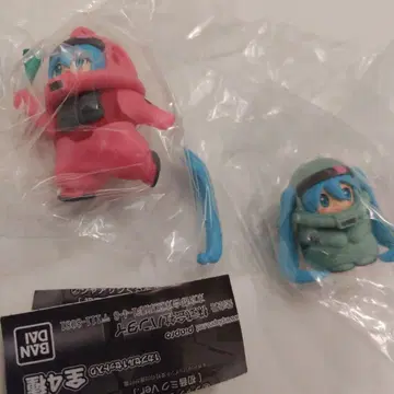 샤아 자쿠 인형 + 자쿠 인형 앉은 모습 건담 x 미쿠 피규어 컬렉션