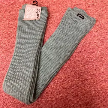 knitido+ 레그 워머 페일 아쿠아