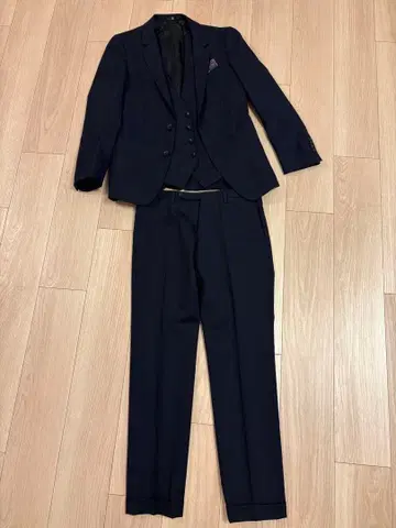 SUIT SELECT 3 피스 수트 네이비