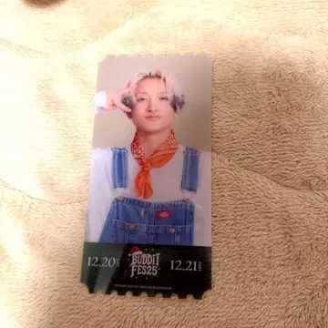 BUDDiiS FUMIYA 버디 페스티벌 클리어 픽처 티켓