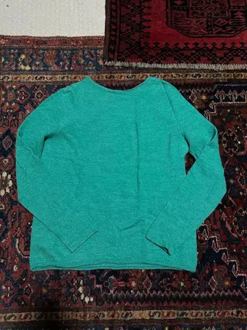 miho umeza wa 터콰이즈 긴팔 니트