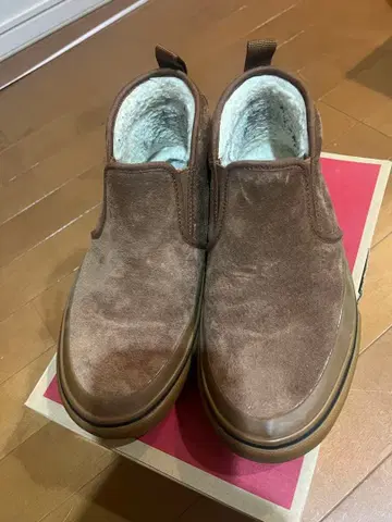 VANS 브라운 스웨이드 슬립온