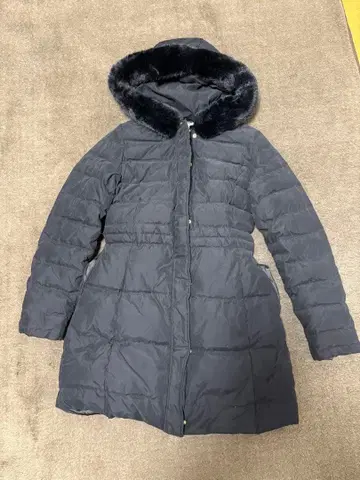 LIP SERVICE 블랙 롱 다운 자켓