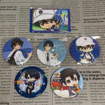 에치젠 료마 캔뱃지 6개 세트 4