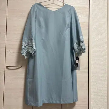 POUR VOUS 그레이쉬 블루 원피스 4L