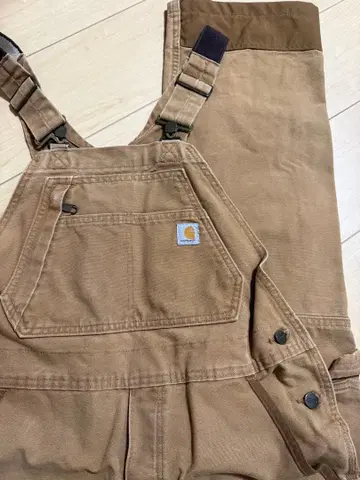 Carhartt 브라운 오버롤