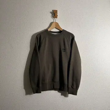 헬리한센 / 맨투맨 박스 로고 카키 WM 골드윈