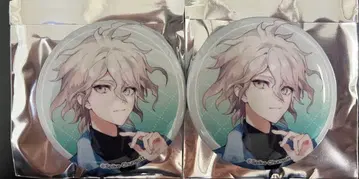 단간론파 로손 캔 배지 코마에다 나기토 2개 세트