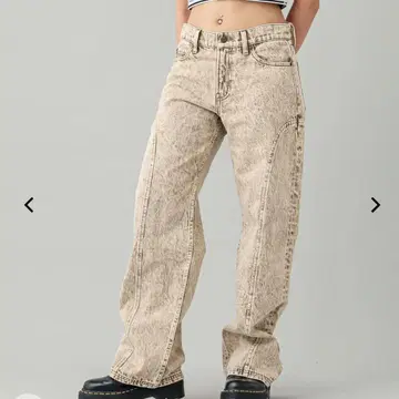 [ X-girl ] SEAM STRAIGHT LEG PANTS