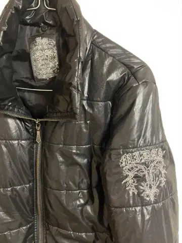 midas 다운 자켓 y2k punkandyo 광택 블랙 헤이세이 다운