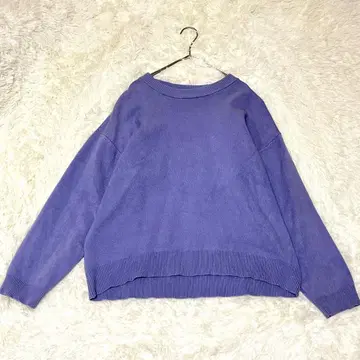 M305 [지유] 긴팔 니트 스웨터 풀오버 오버 사이즈