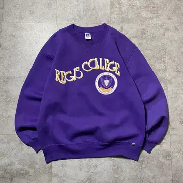 [ USA제 ] 90s 러셀 애슬레틱 레기스 대학 칼리지 프린트 맨투맨