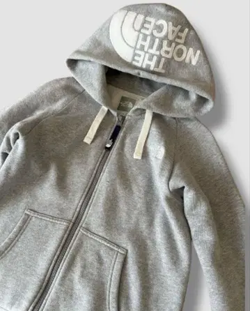 THE NORTH FACE 그레이 후드티 풀 집업 M