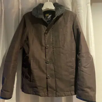 FAT SKINNY 브라운 밀리터리 자켓